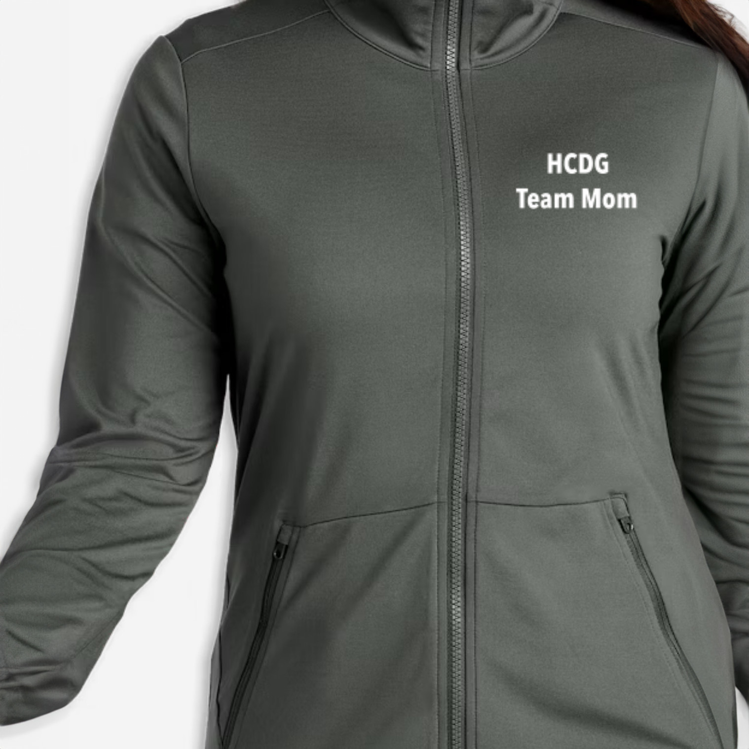 HCDG Team Mom Stretch Performance Full Zip Jacket